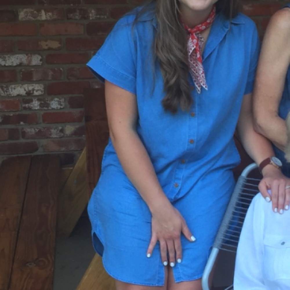 Madewell shirt dress.